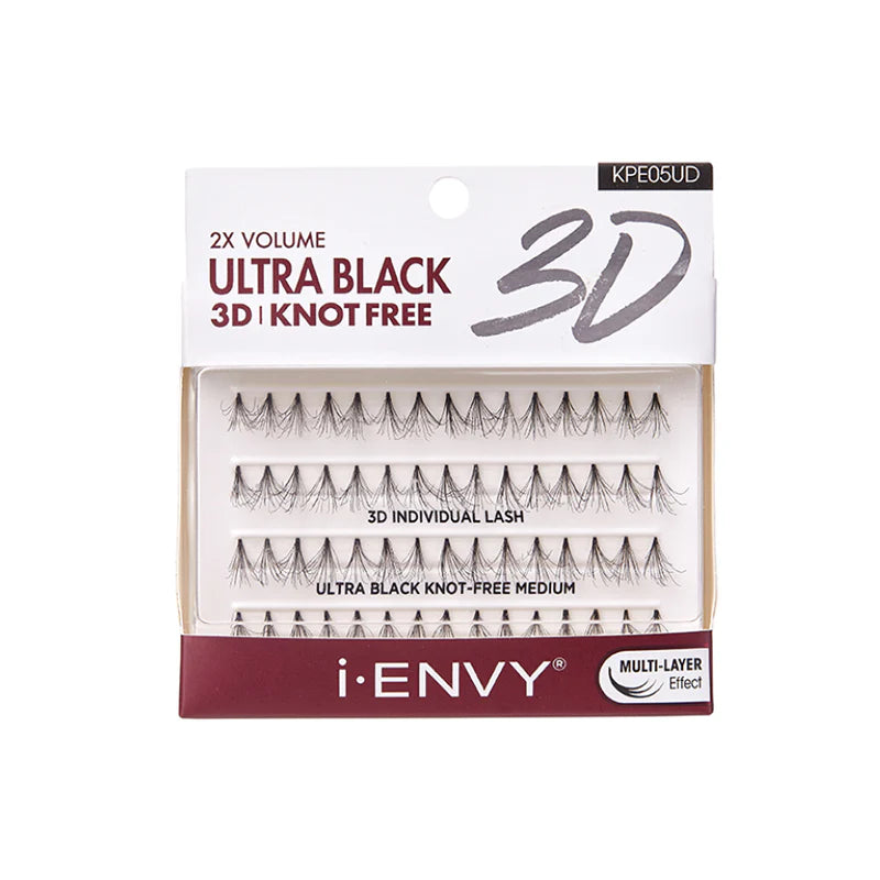 i-ENVY - 2x Volume Ultra Black 3D Individual (70 pcs)