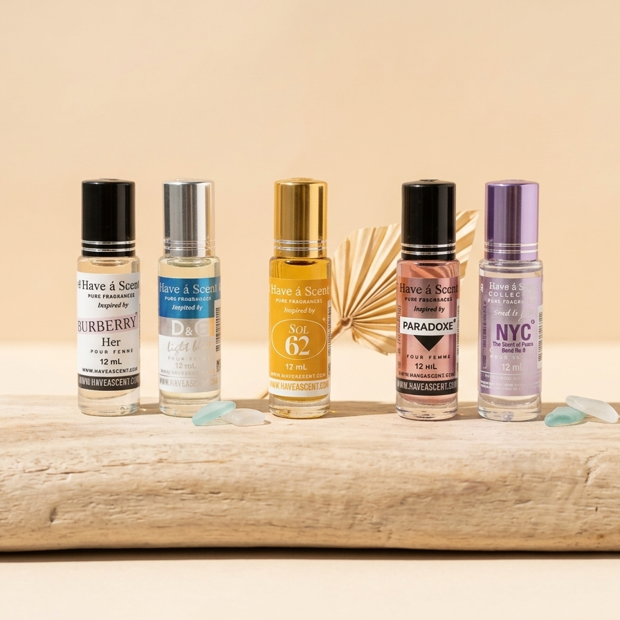Have á Scent Collection - Summer Favorites Perfume Oil Sampler Set for Her