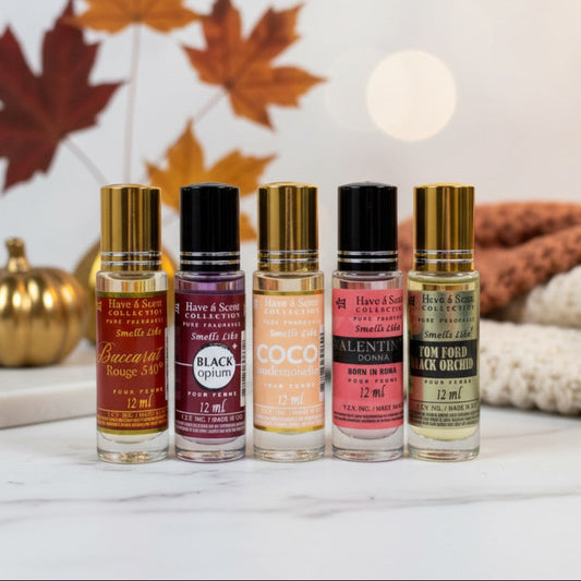 Have á Scent Collection - Fall Favorites Perfume Oil Sampler Set for Her