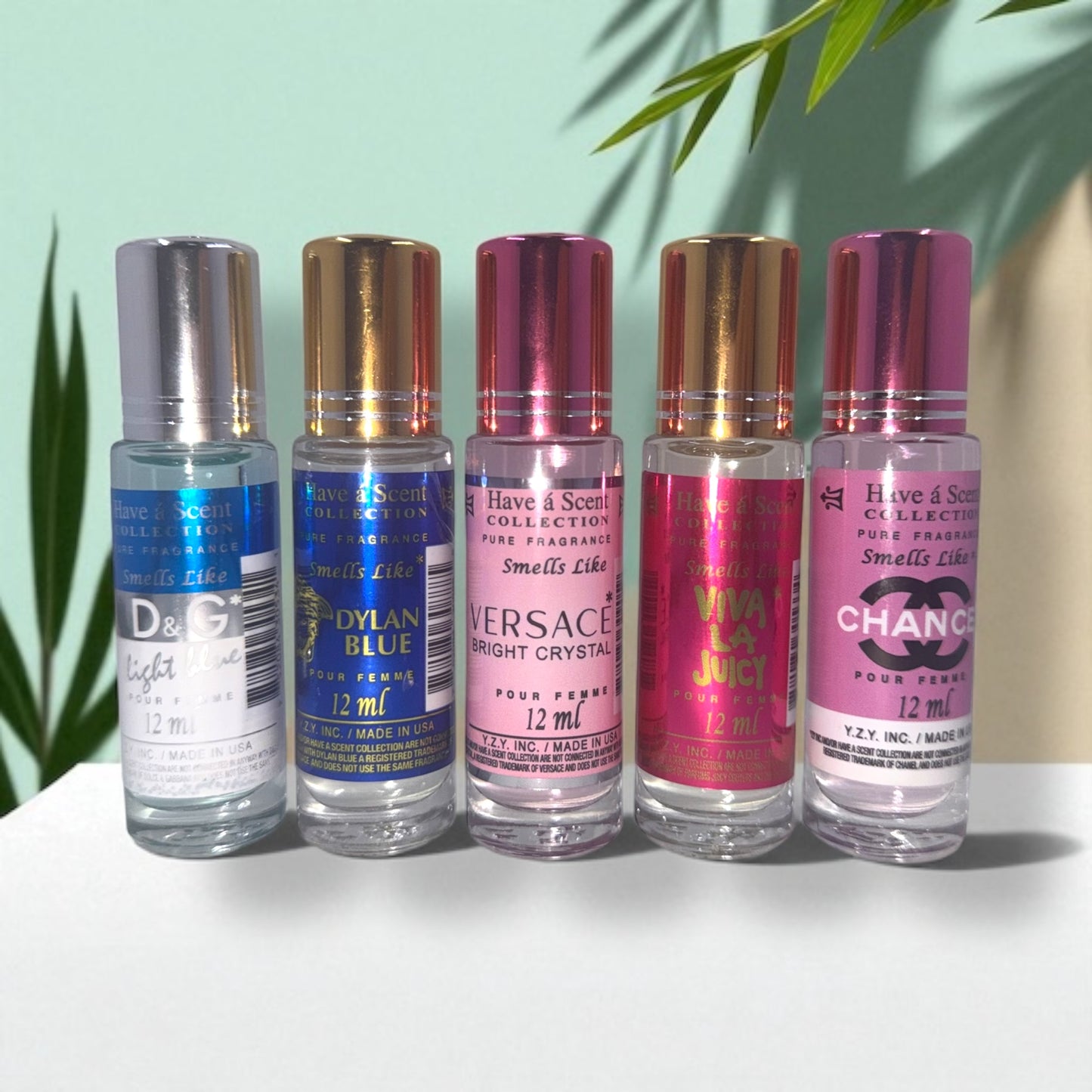 Have á Scent Collection - Summer Favorites Perfume Oil Sampler Set for Her