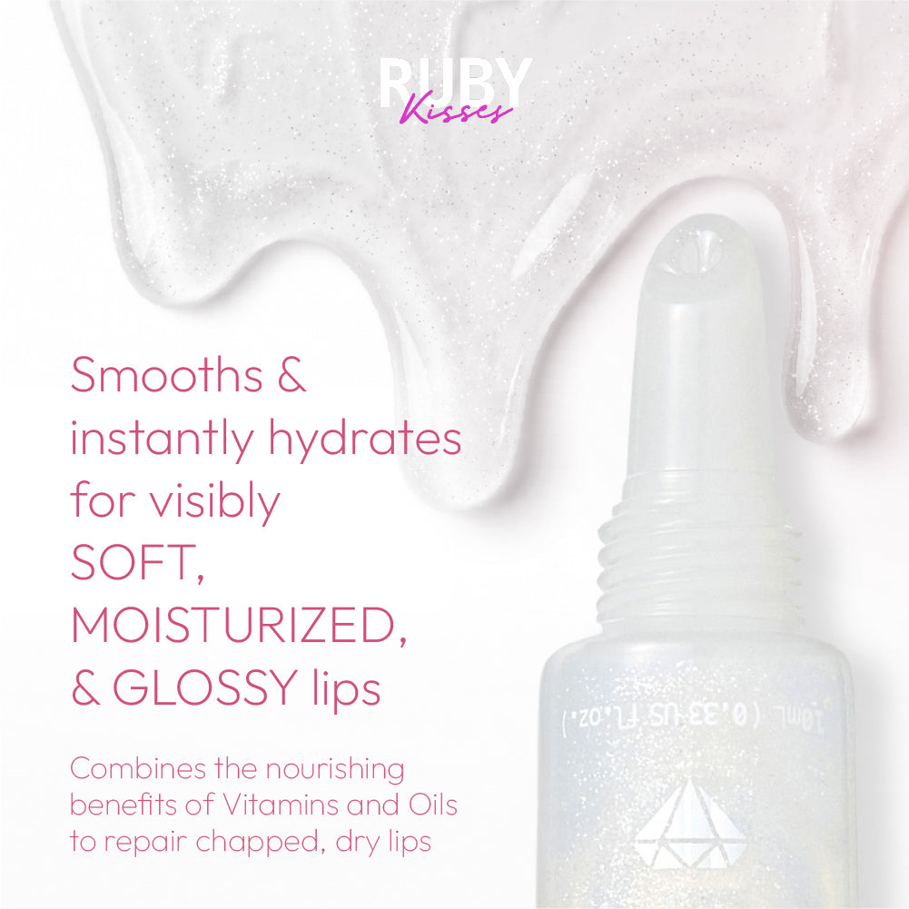 Ruby Kisses - Diamond Shimmer Lip Oil Treatment Gloss