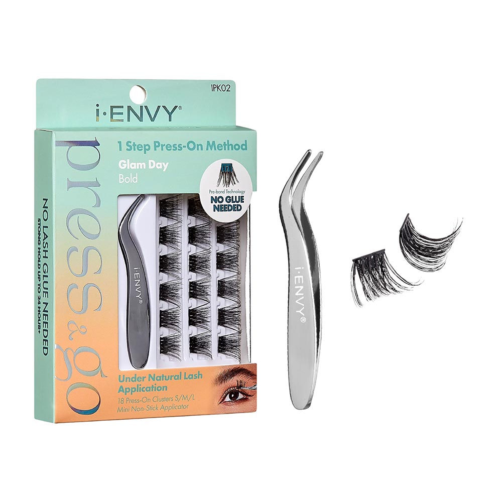 i-ENVY - Press & Go Cluster Lashes All-In-1 Kit