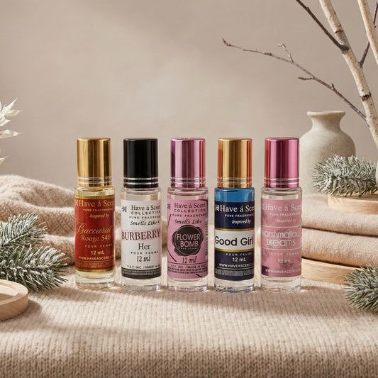 Have á Scent Collection - Winter Favorites Perfume Oil Sampler Set for Her