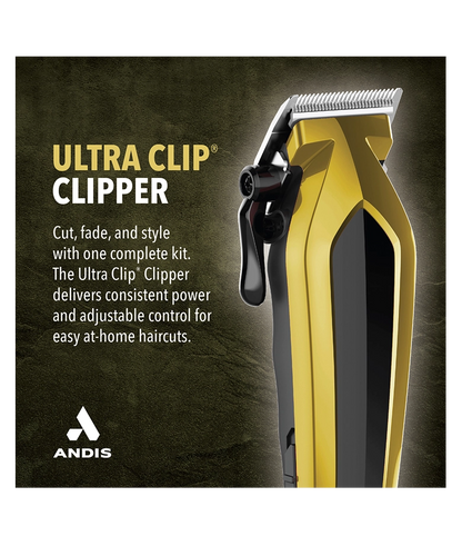 Andis - Ultra Clip 18-Piece Precision Clipper Kit