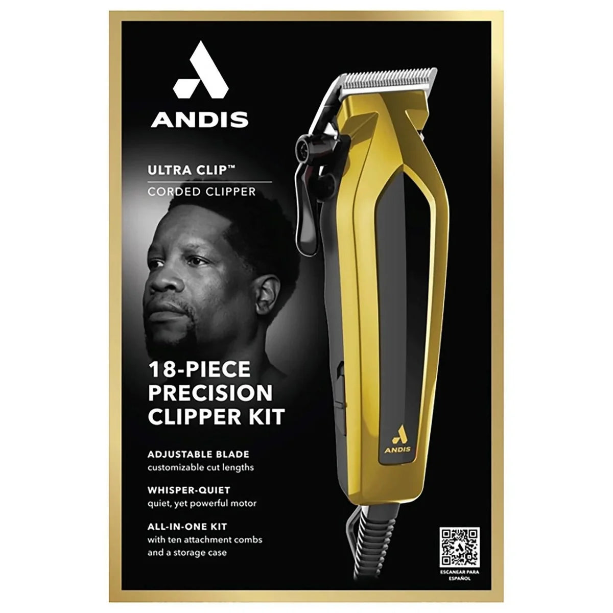 Andis - Ultra Clip 18-Piece Precision Clipper Kit