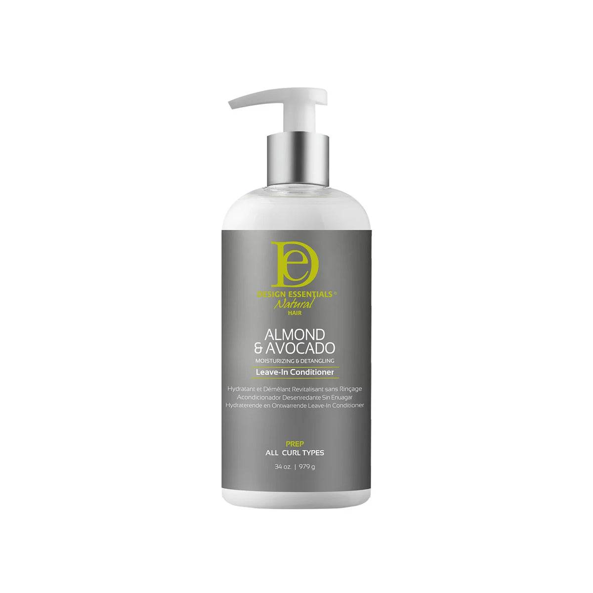Design Essentials - Almond & Avocado Moisturizing & Detangling Leave-In Conditioner