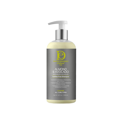 Design Essentials - Almond & Avocado Moisturizing & Detangling Sulfate-Free Shampoo