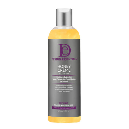 Design Essentials - Honey Crème Moisture Retention Super Detangling Conditioning Shampoo