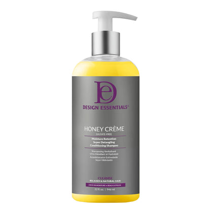 Design Essentials - Honey Crème Moisture Retention Super Detangling Conditioning Shampoo
