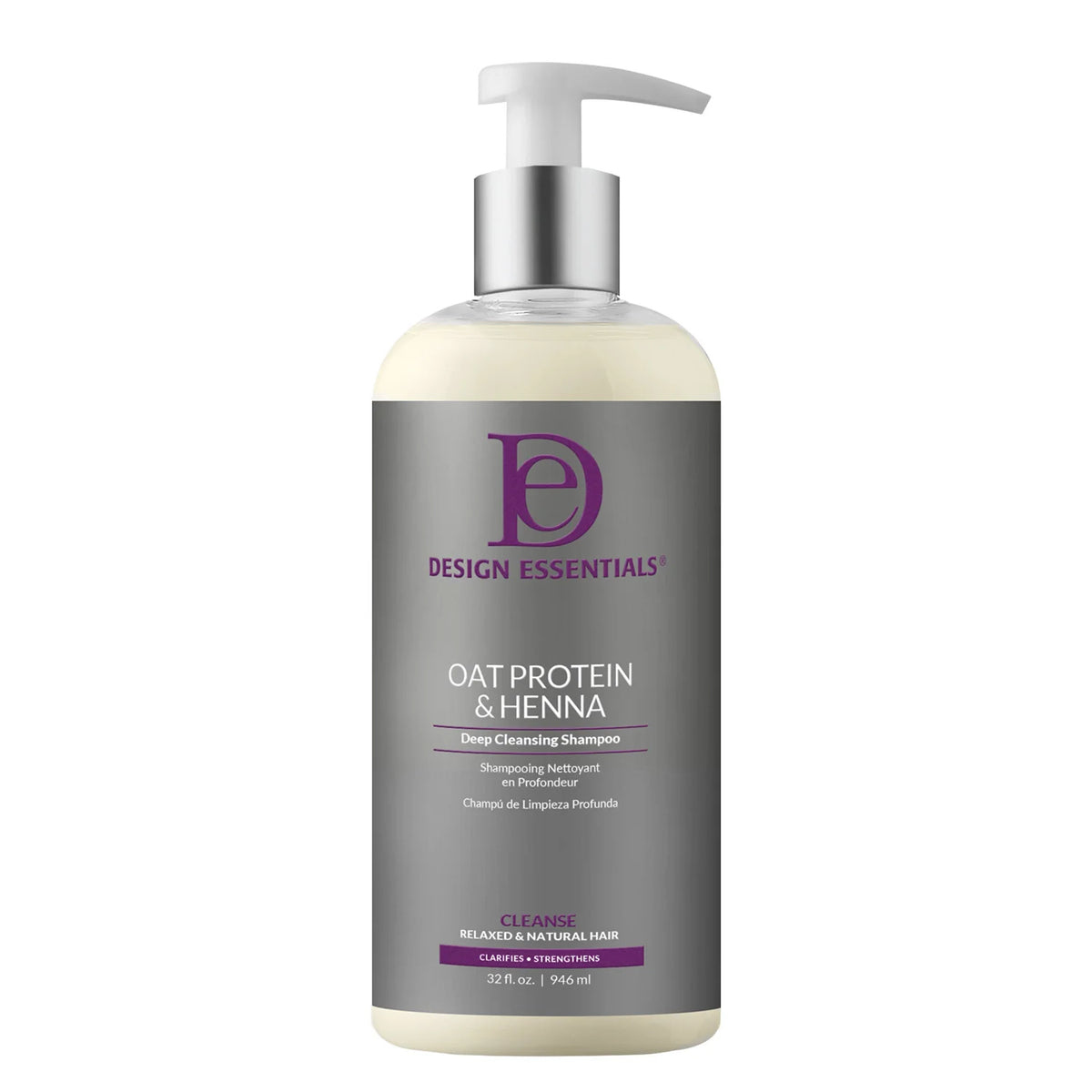 Design Essentials - Oat Protein & Henna Deep Cleansing Shampoo