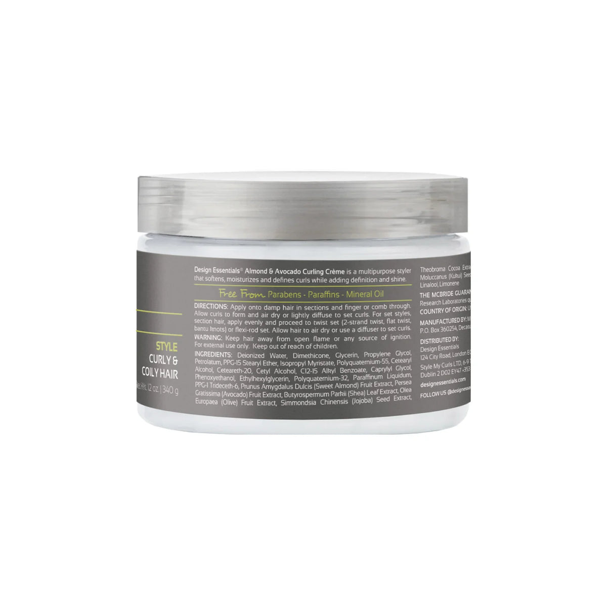 Design Essentials - Almond & Avocado Curling Crème