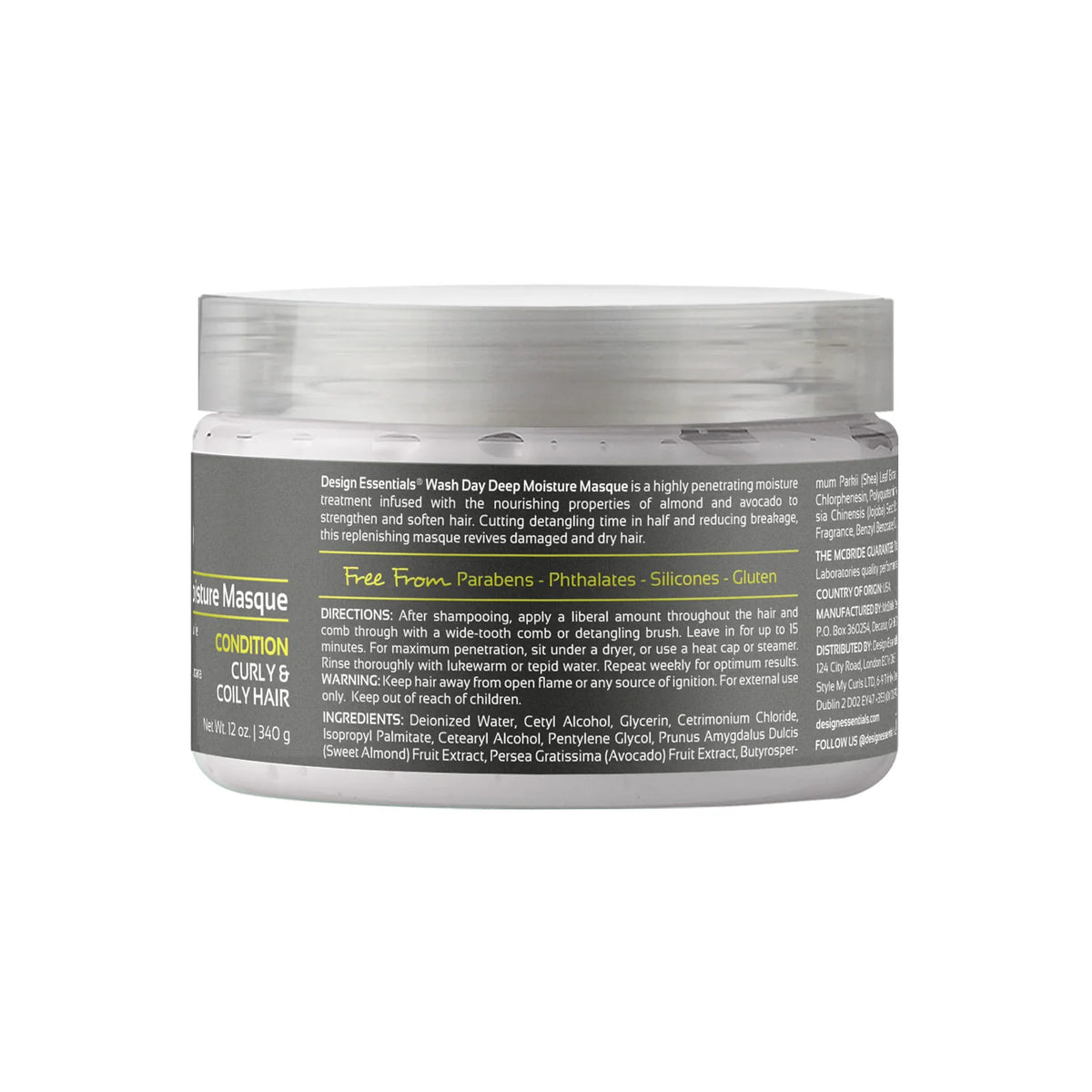 Design Essentials - Almond & Avocado Wash Day Deep Moisture Masque