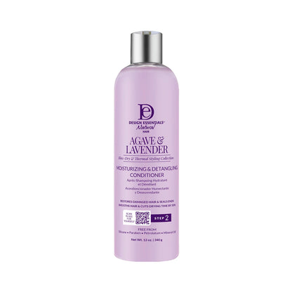 Design Essentials - Agave & Lavender Moisturizing & Detangling Conditioner