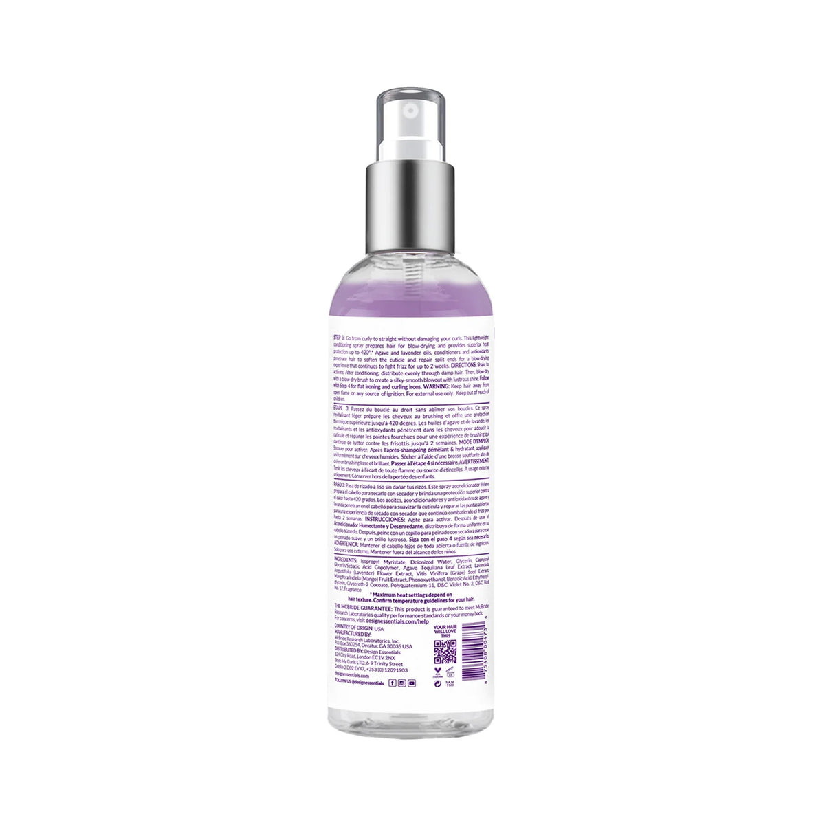 Design Essentials - Agave & Lavender Blow-Dry & Heat Shield