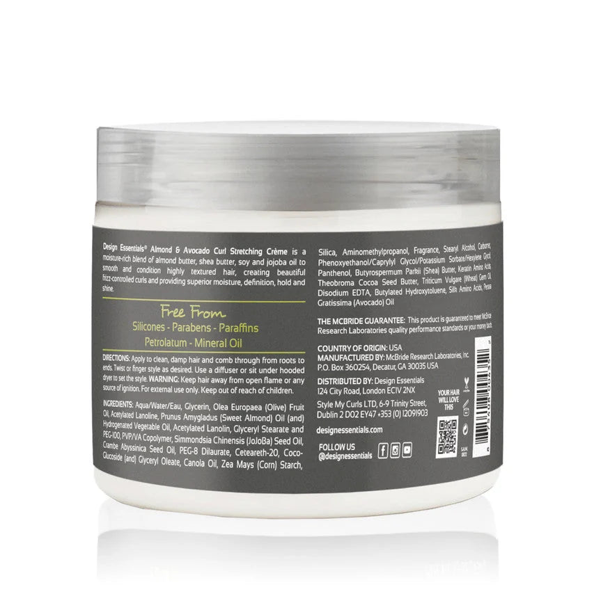 Design Essentials - Almond & Avocado Curl Stretching Crème