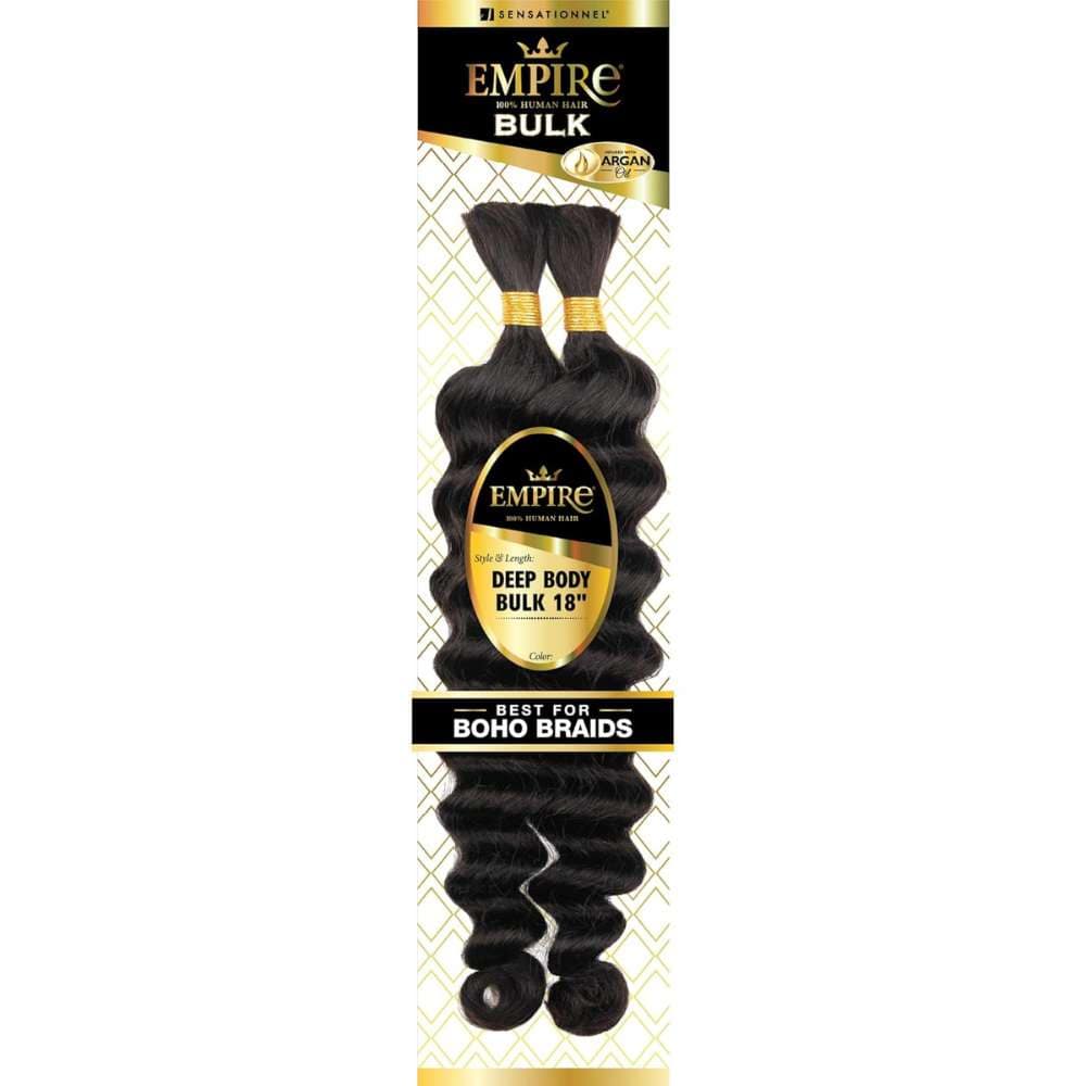 Sensationnel - Empire 100% Human Hair Deep Body Bulk 18"