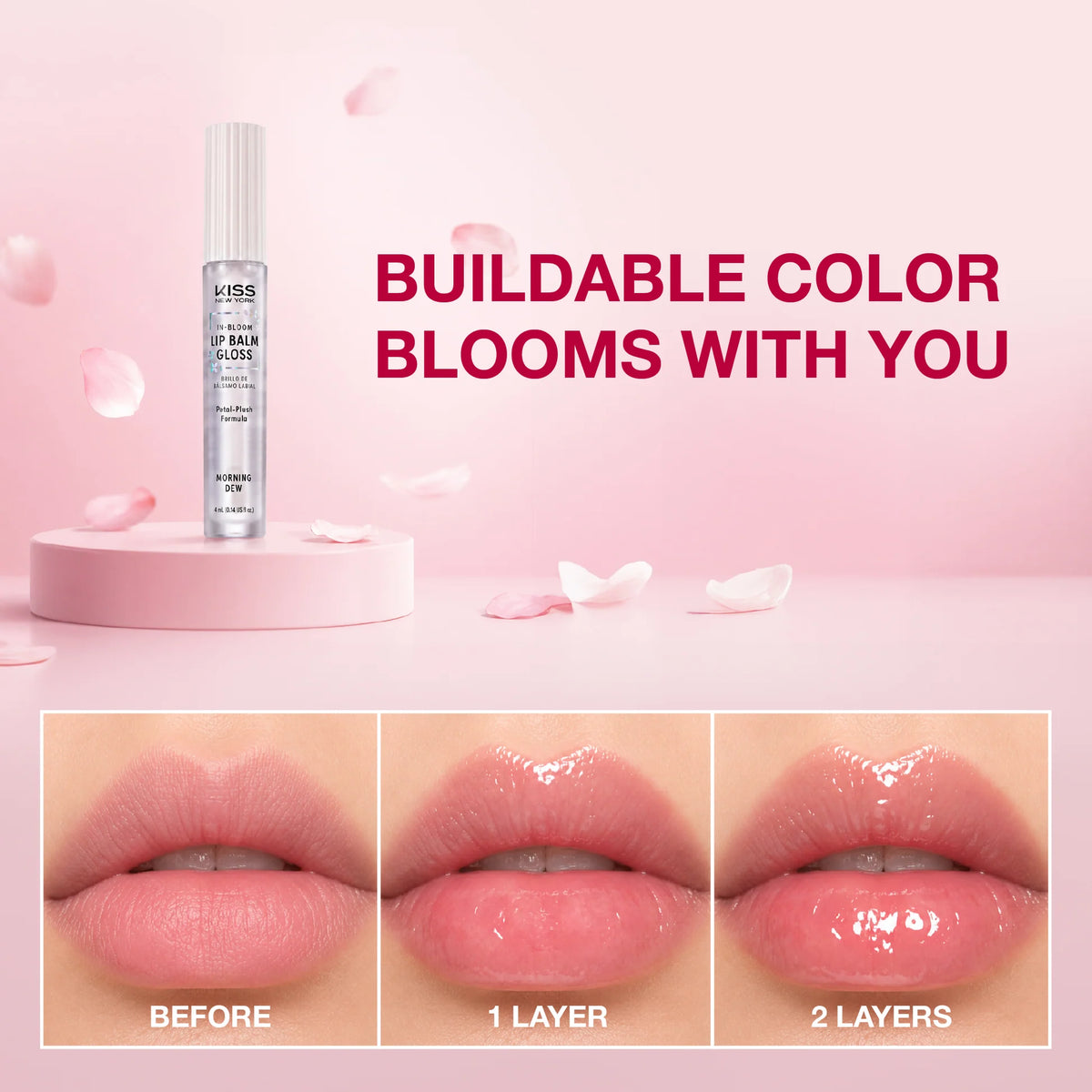 Kiss New York - In-Bloom Lip Balm Gloss