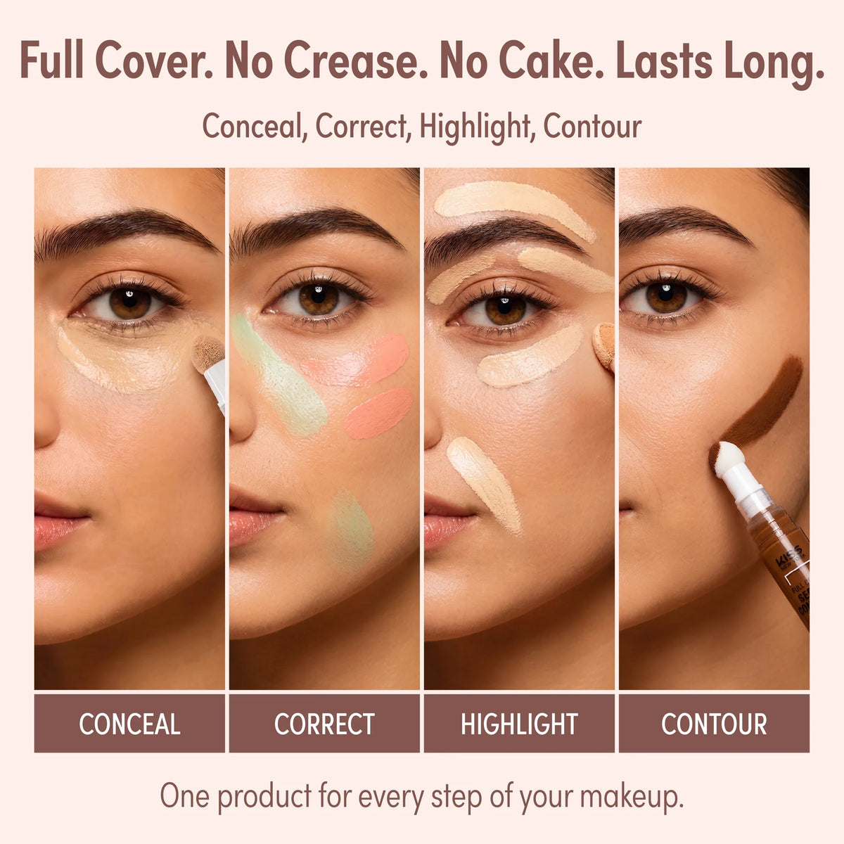 Kiss New York - Full Cover Serum Concealer