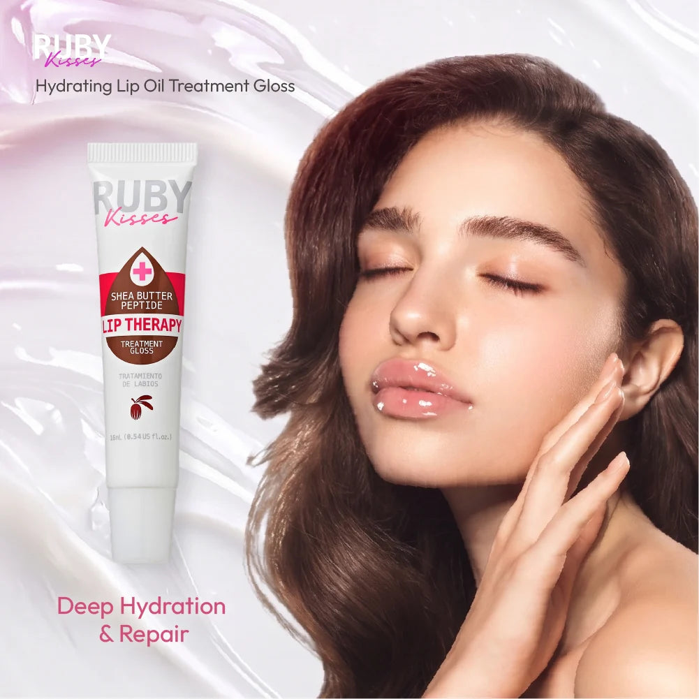 Ruby Kisses - Shea Butter & Peptide Lip Therapy Treatment Gloss