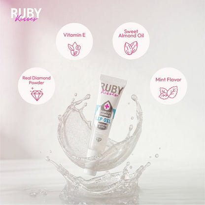 Ruby Kisses - Diamond Shimmer Lip Oil Treatment Gloss