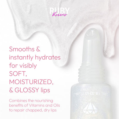 Ruby Kisses - Diamond Shimmer Lip Oil Treatment Gloss