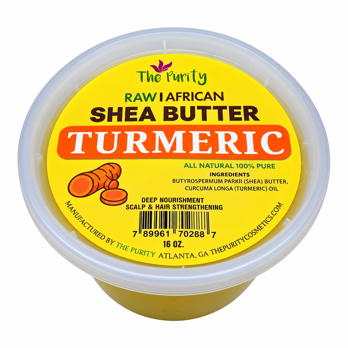 The Purity - Raw African Shea Butter Turmeric