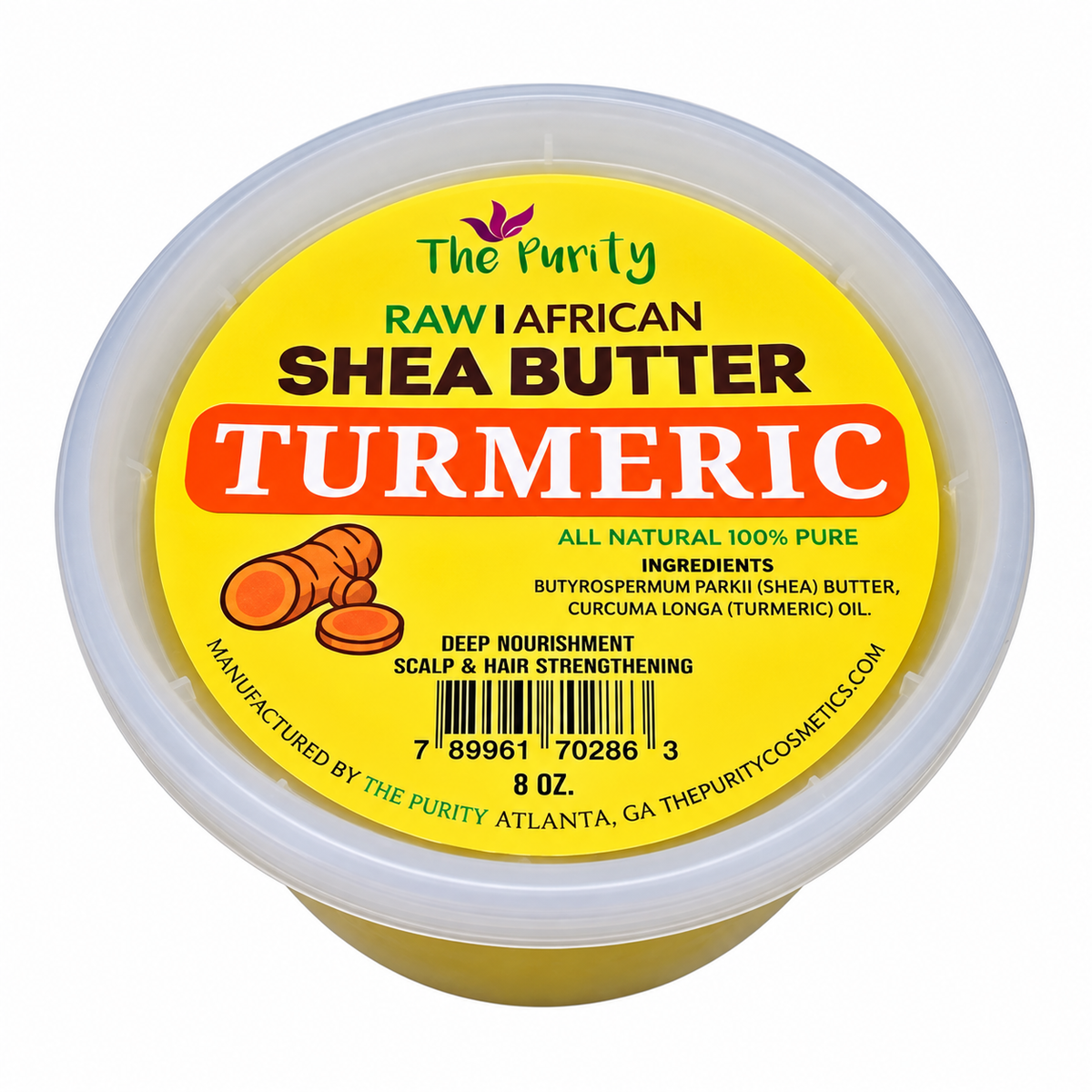 The Purity - Raw African Shea Butter Turmeric