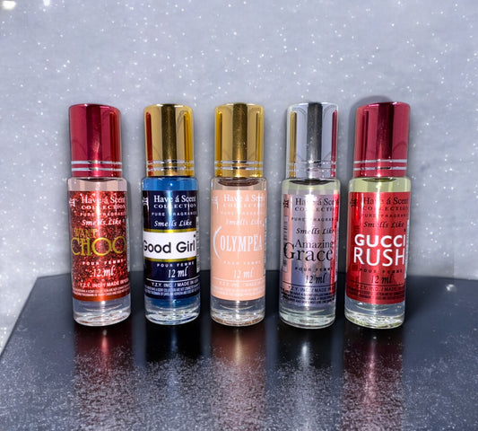 Have á Scent Collection - Winter Favorites Perfume Oil Sampler Set for Her